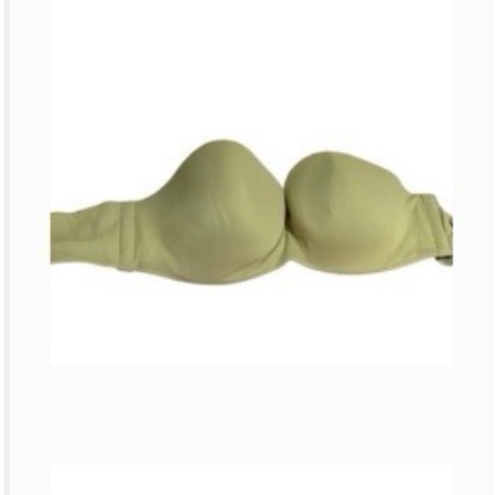 Cacique Strapless T-Shirt Bra in Light Beige. Size 42DD like new!